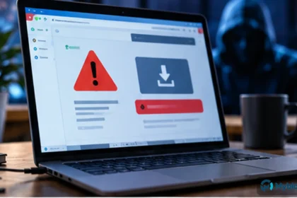 Cómo detectar páginas de descarga falsas antes de instalar malware — imagen editorial destacada de Myblogsoft.